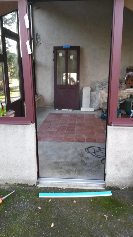 pose de menuiseries extérieures